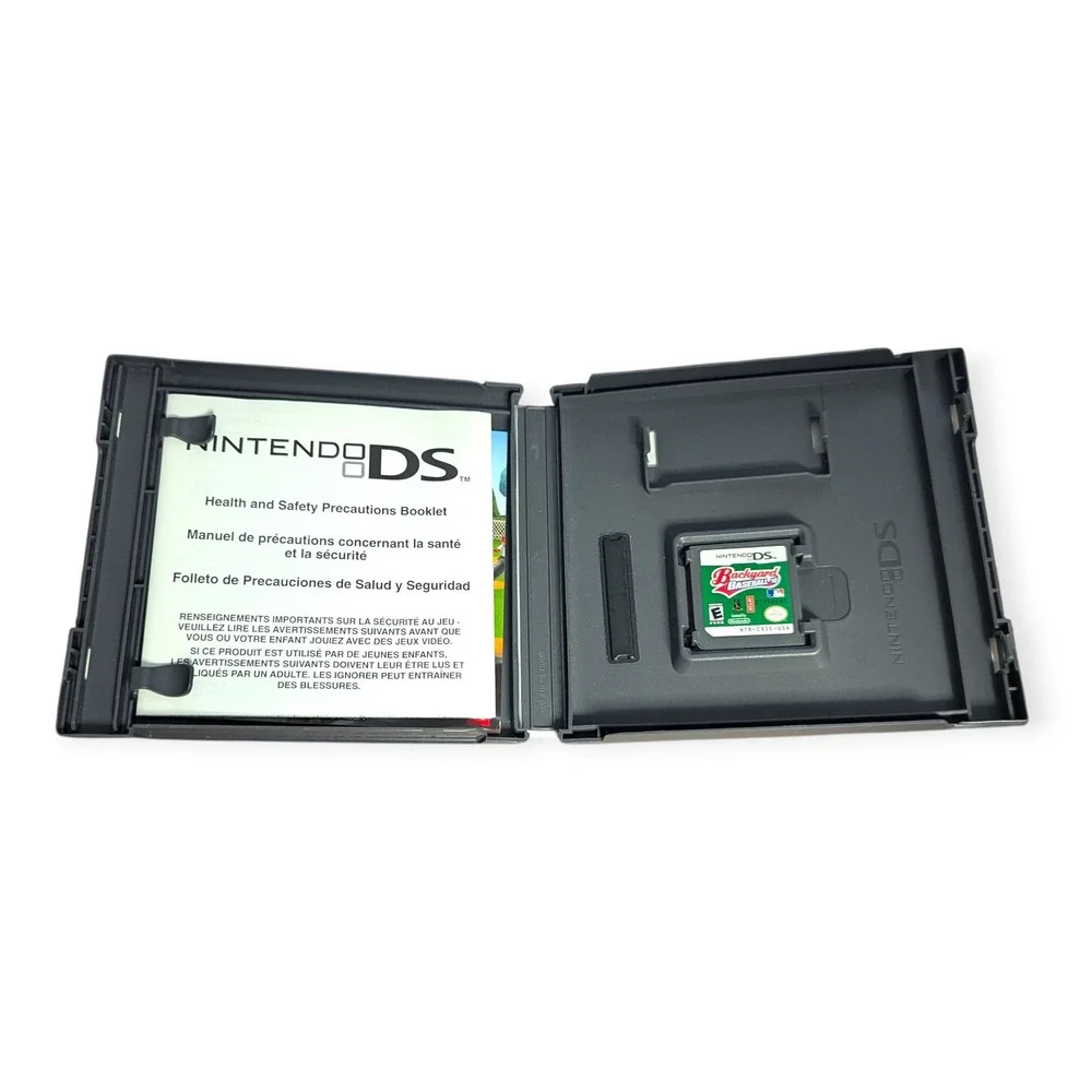 Nintendo DS Backyard‎ Baseball 2010 Complete Game Cartridge Case Manuals CIB